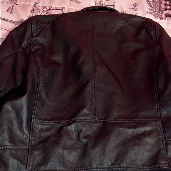 Vegan leather motorcycke jacket - Picture 4 of 6